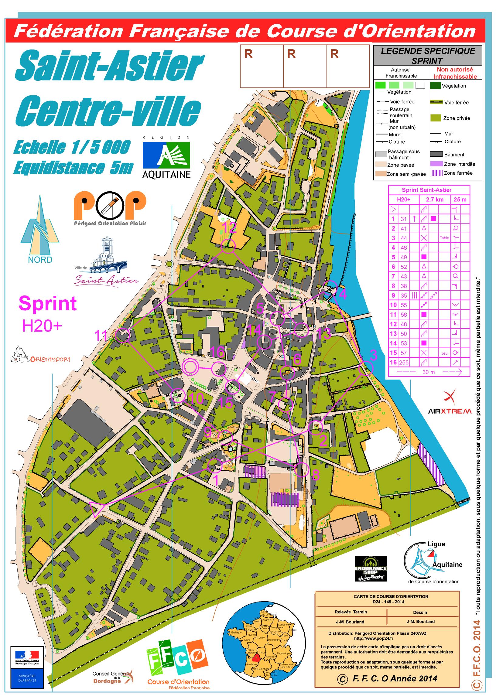 Sprint Saint-Astier (11/10/2014)