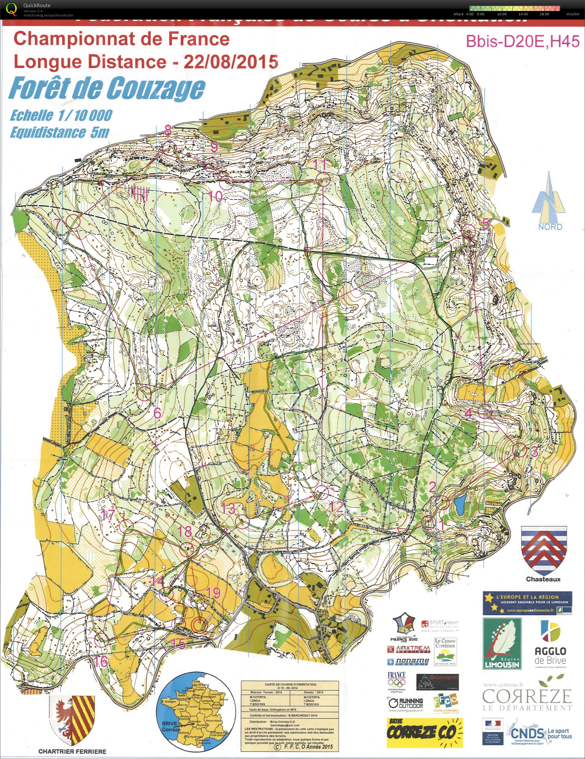 Couzage Chpt France LD (22/08/2015)