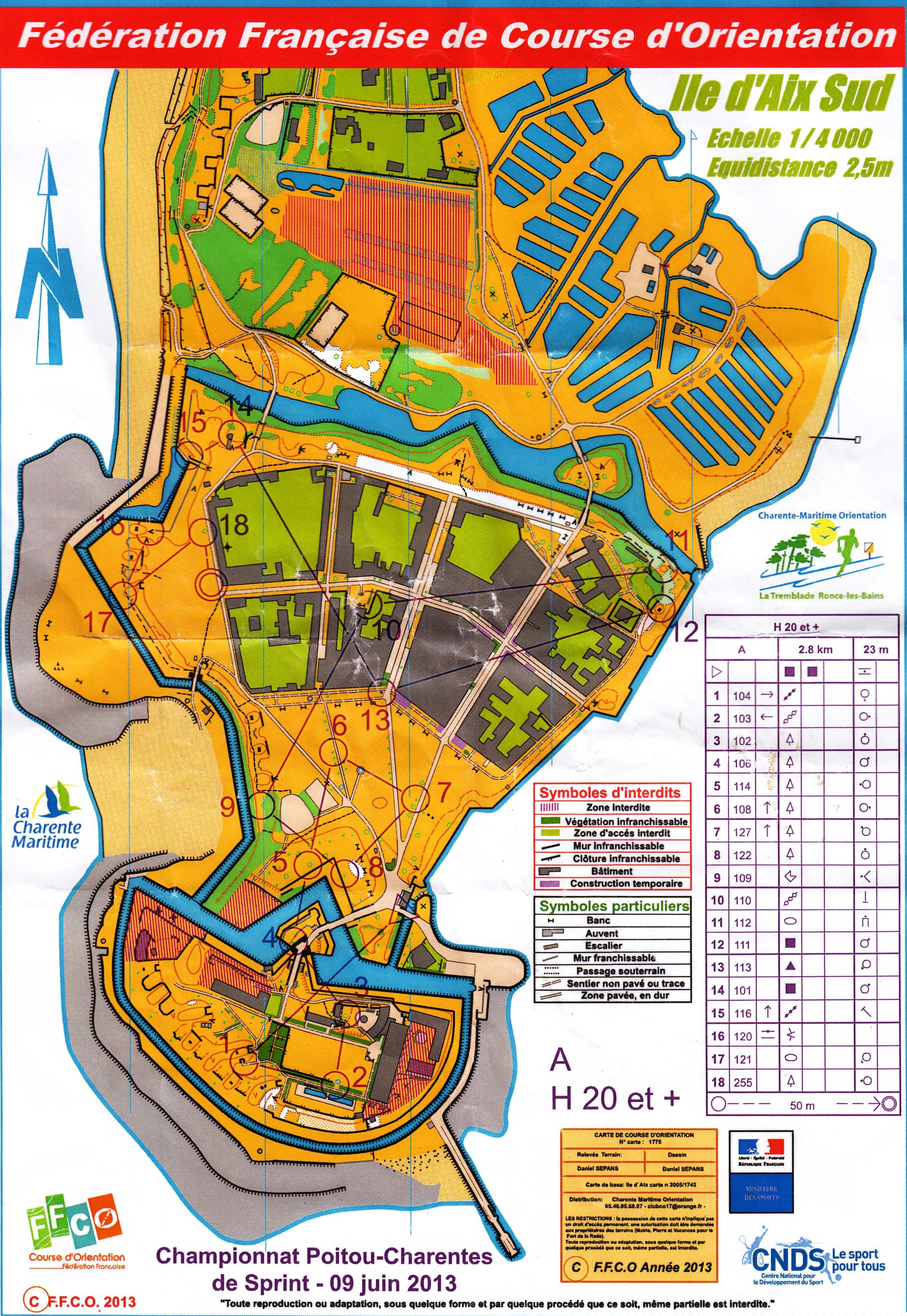 Championnat Ligue Poitou-Charentes Sprint (09/06/2013)