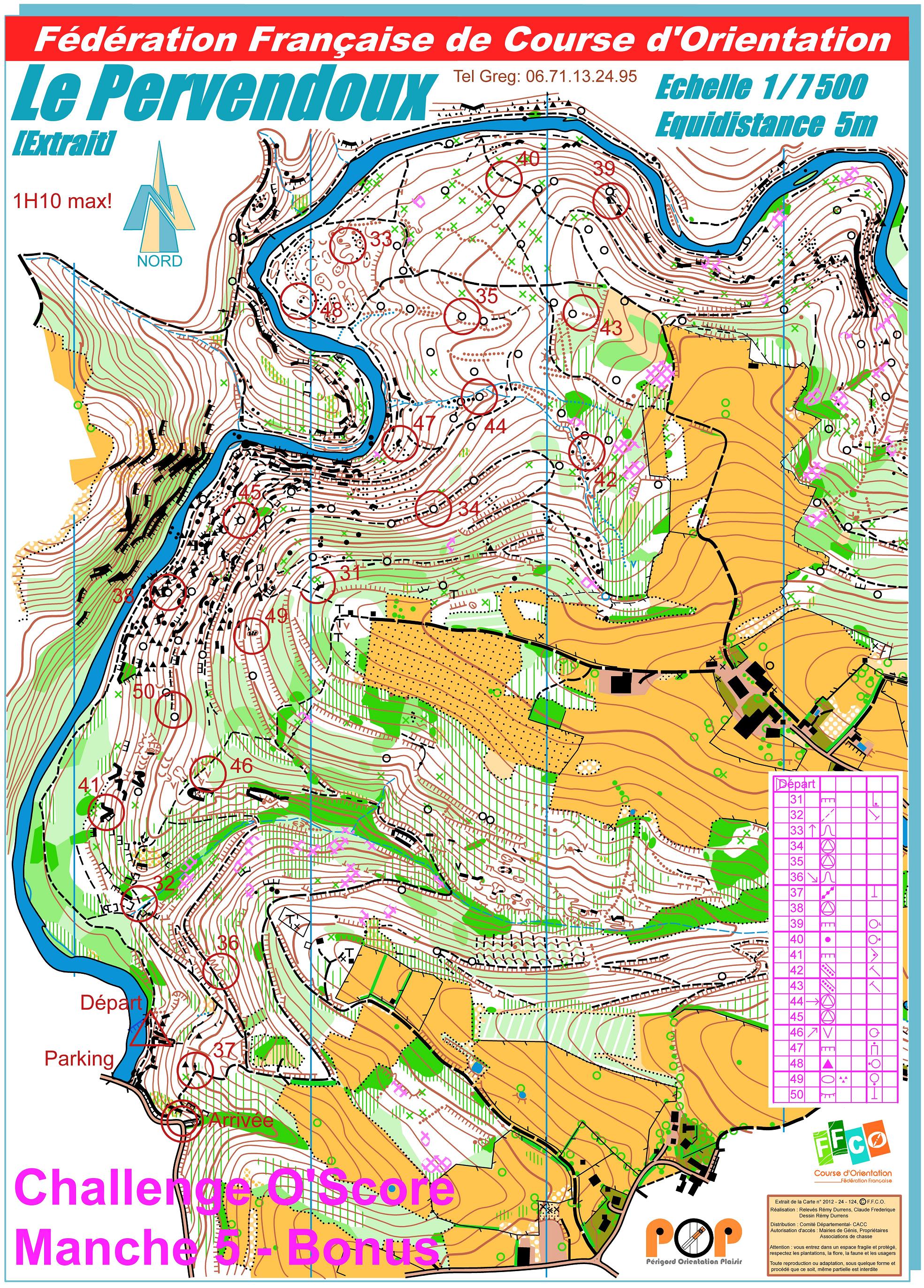 Challenge O'Score 2015 Manche 5 (12/09/2015)