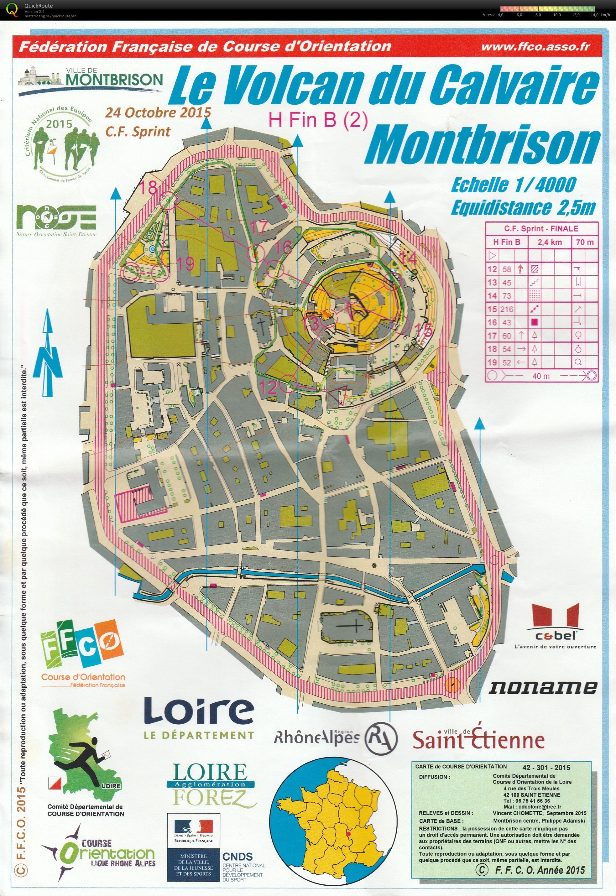 France Sprint Finale B (2ème partie) (24/10/2015)