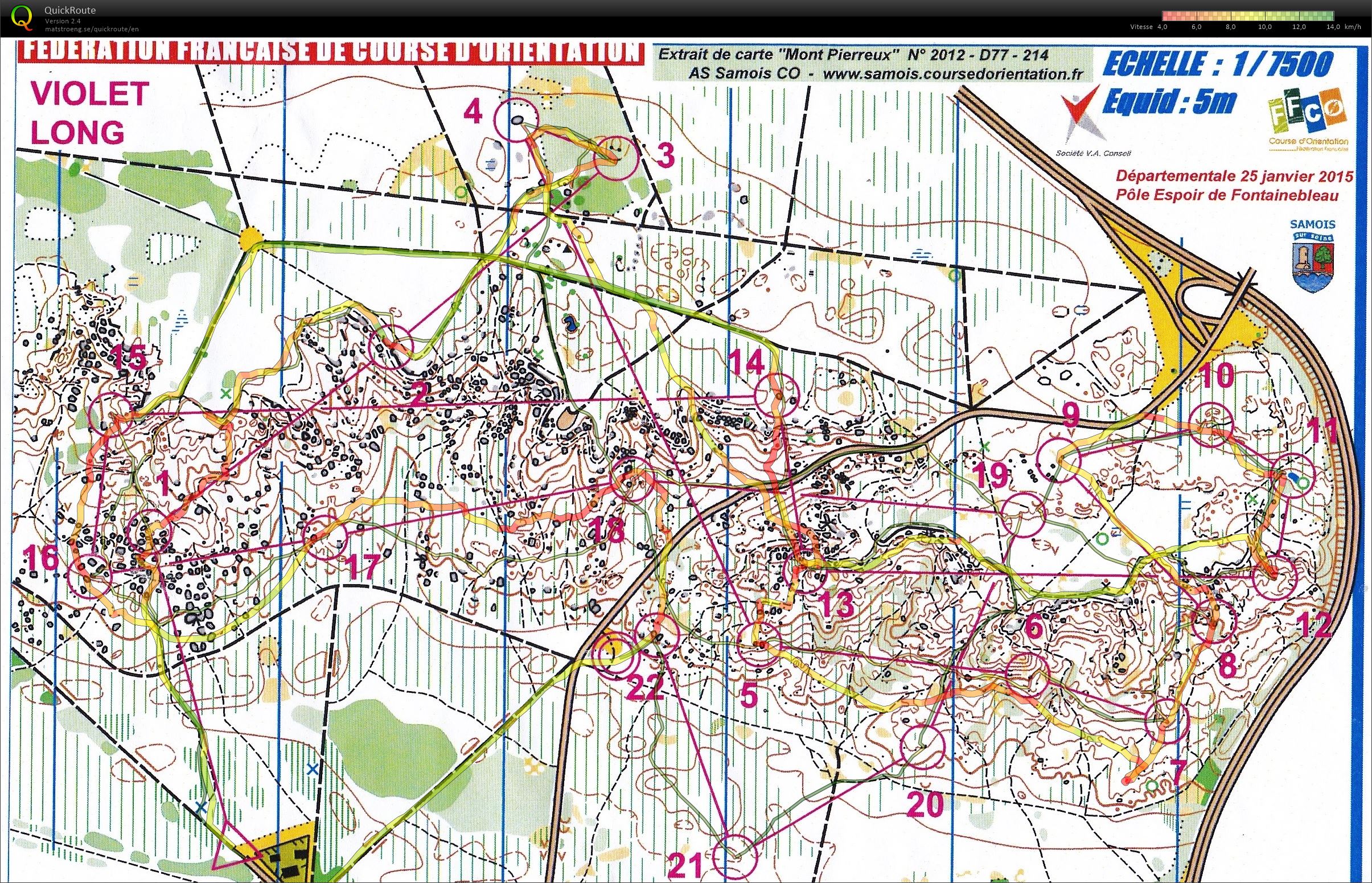 Entraînement Fontainebleau (05/05/2017)