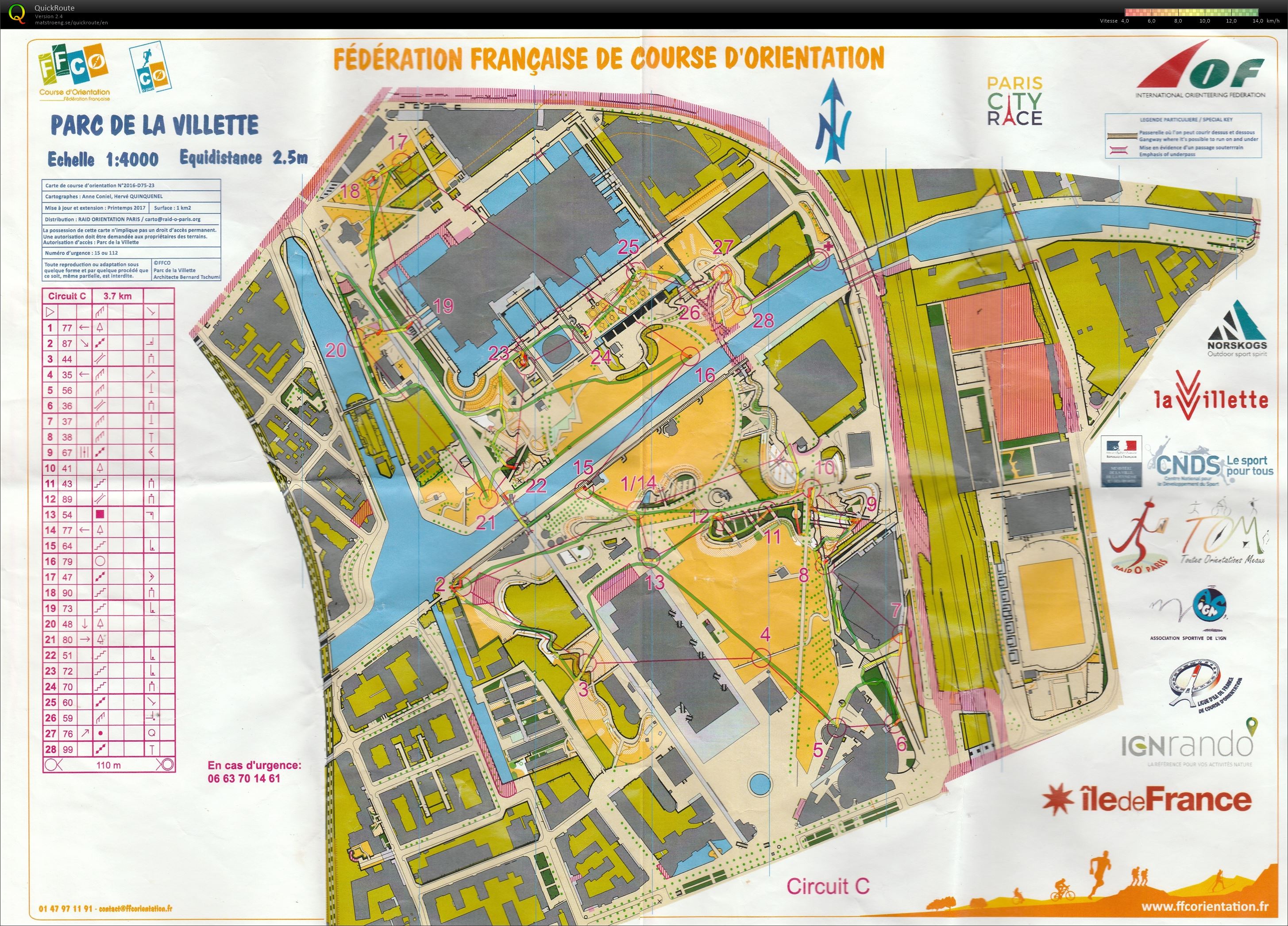 Paris City Race E1-MD (06/05/2017)