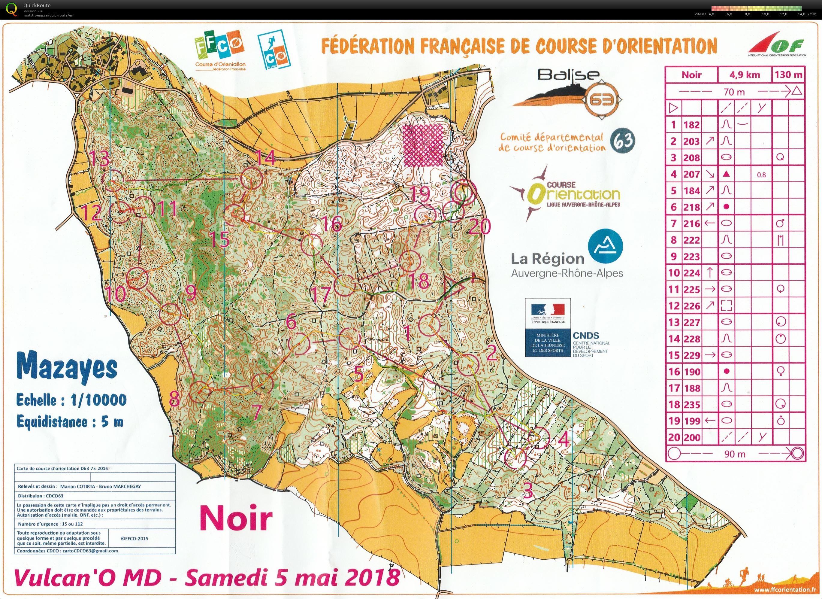 Vulcan'o MD (05/05/2018)