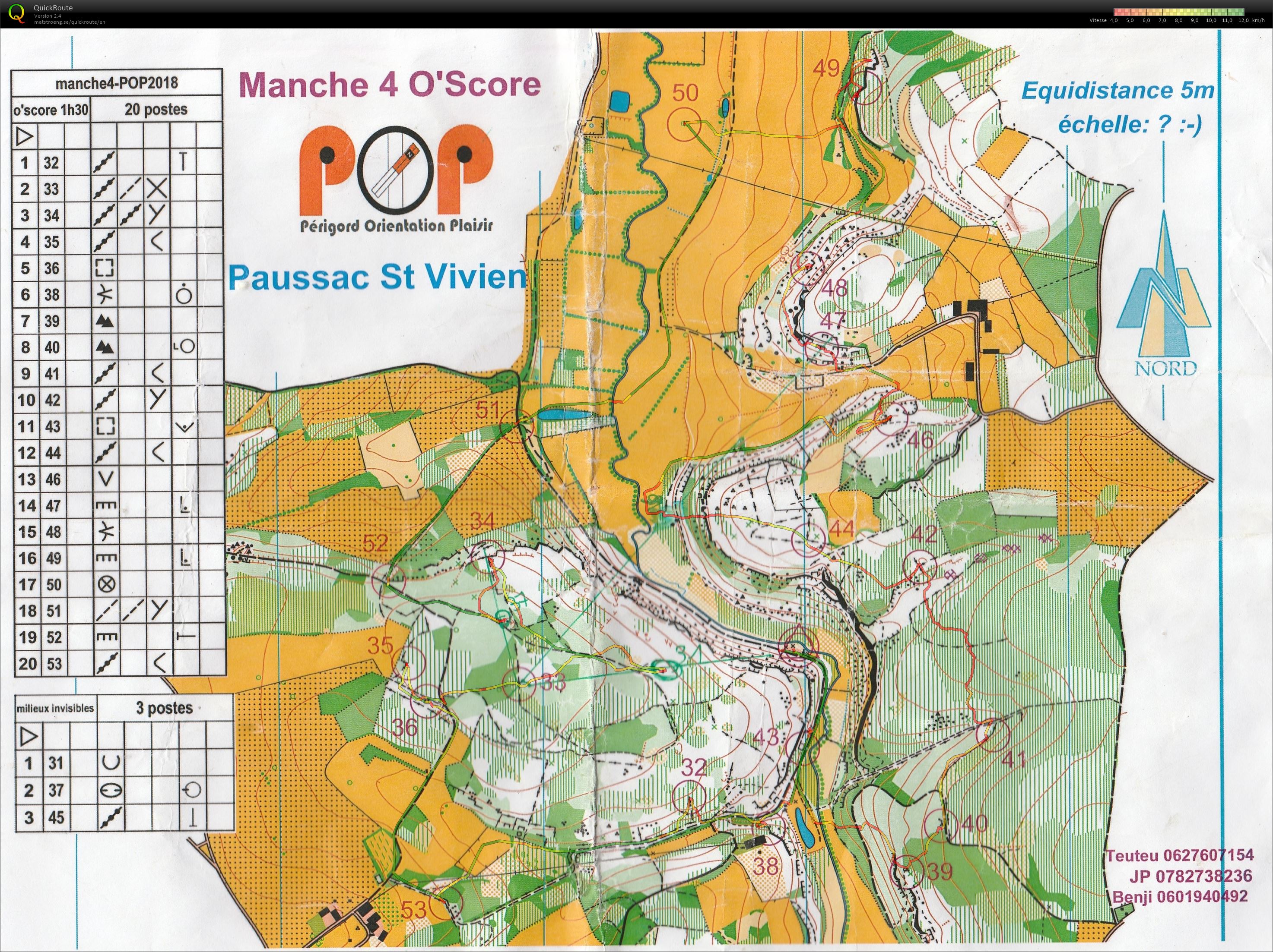 Challenge O'Score Manche 4 (23/09/2018)