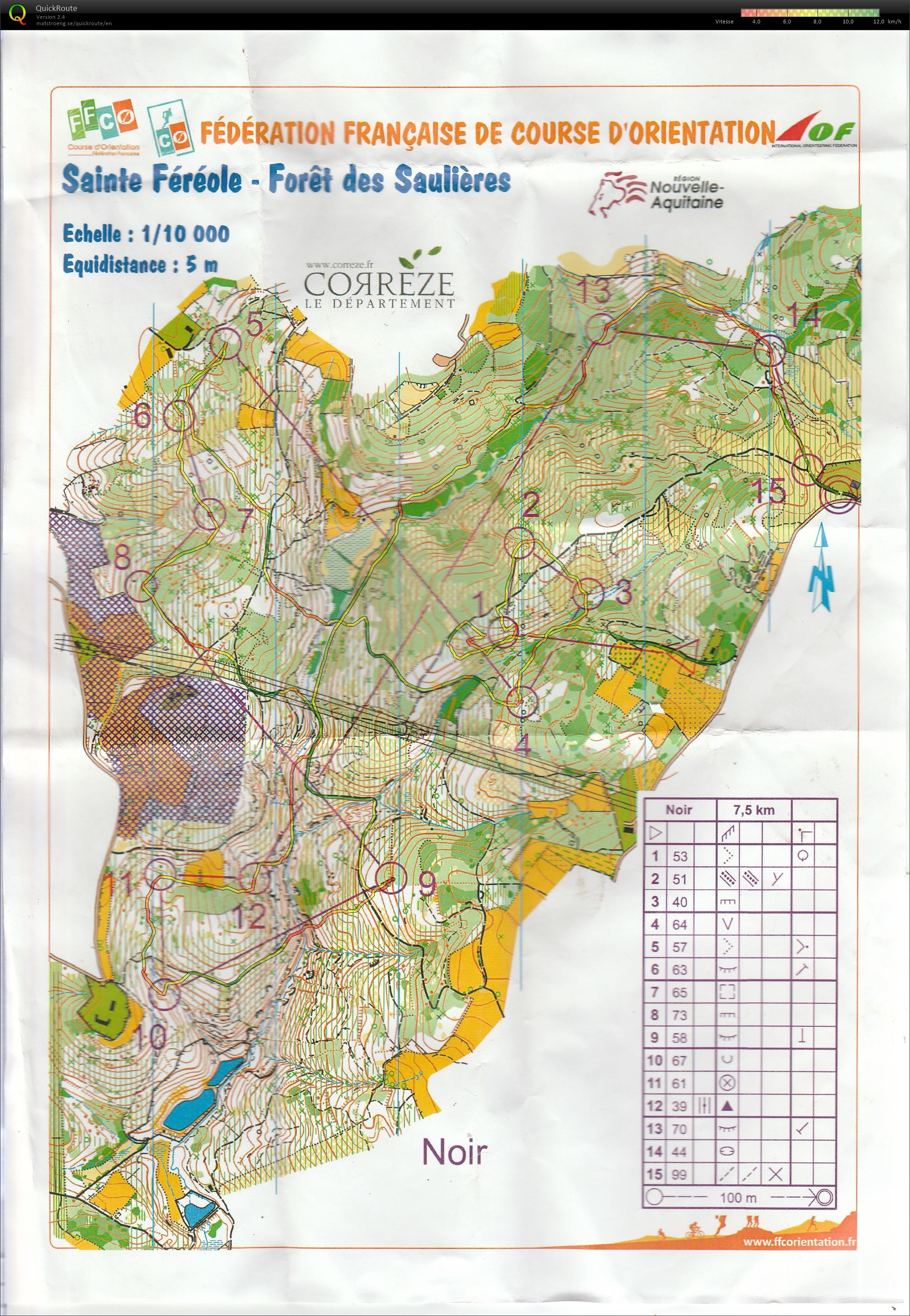 CO Régionale LD 19 (24/03/2019)