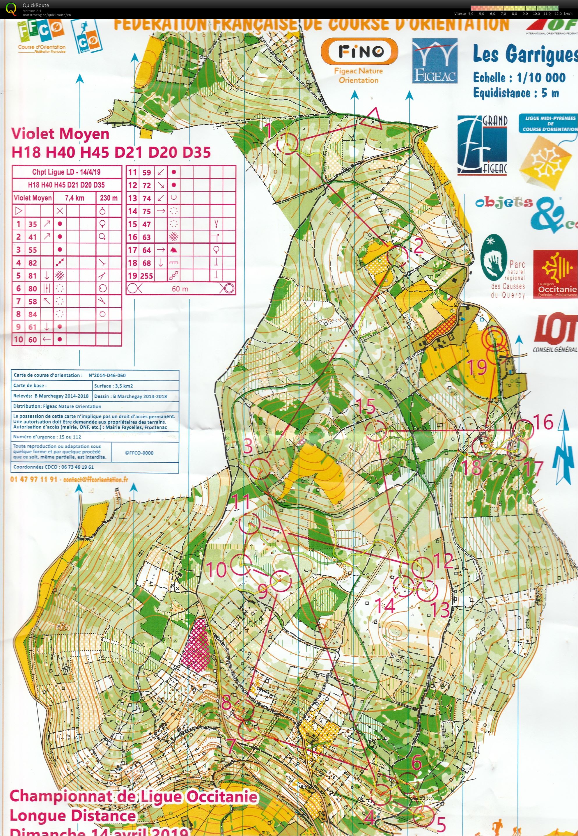 Championnat de Ligue Occitanie LD (14/04/2019)