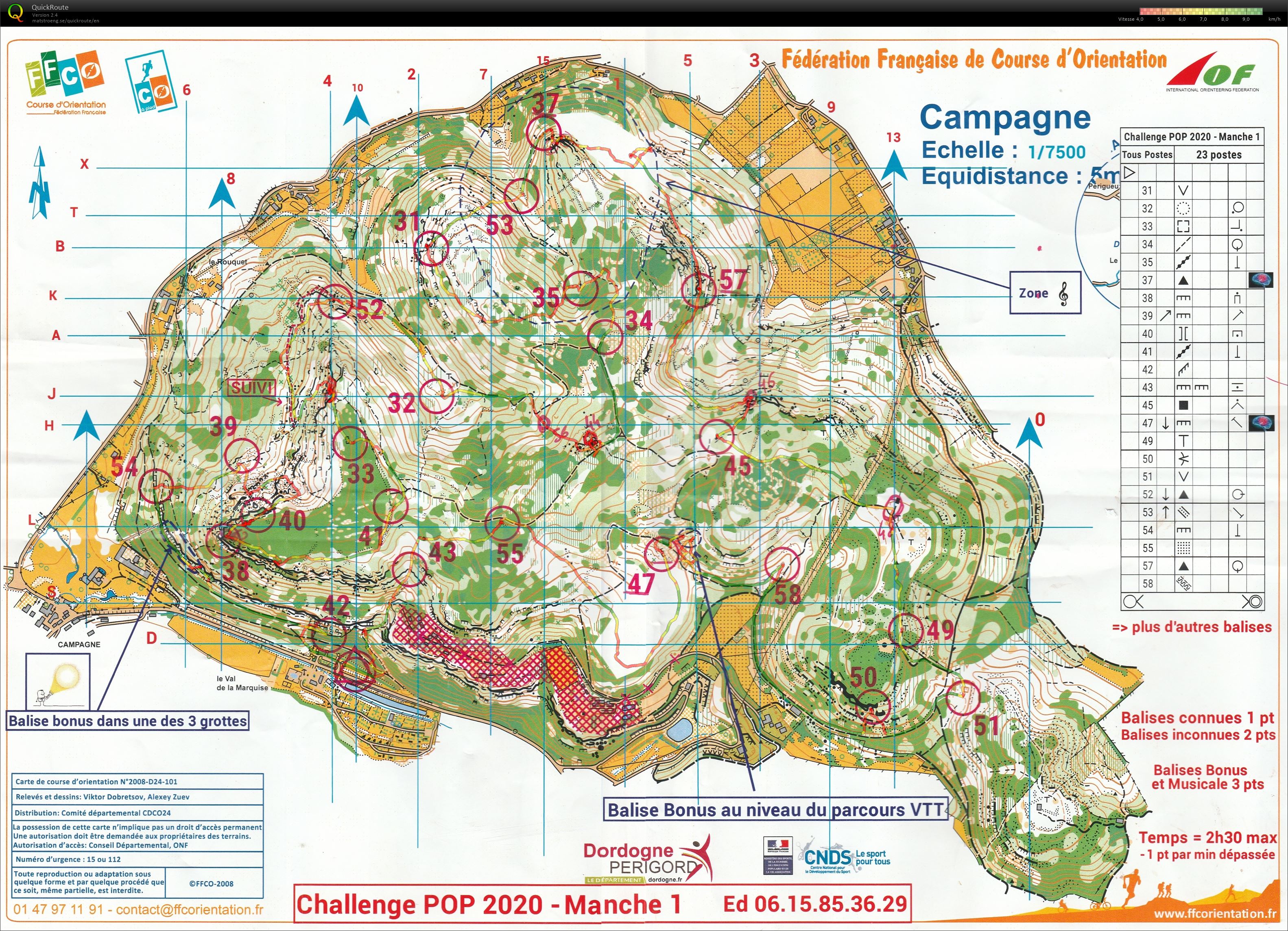 Challenge O'Score Manche 1 (16/02/2020)