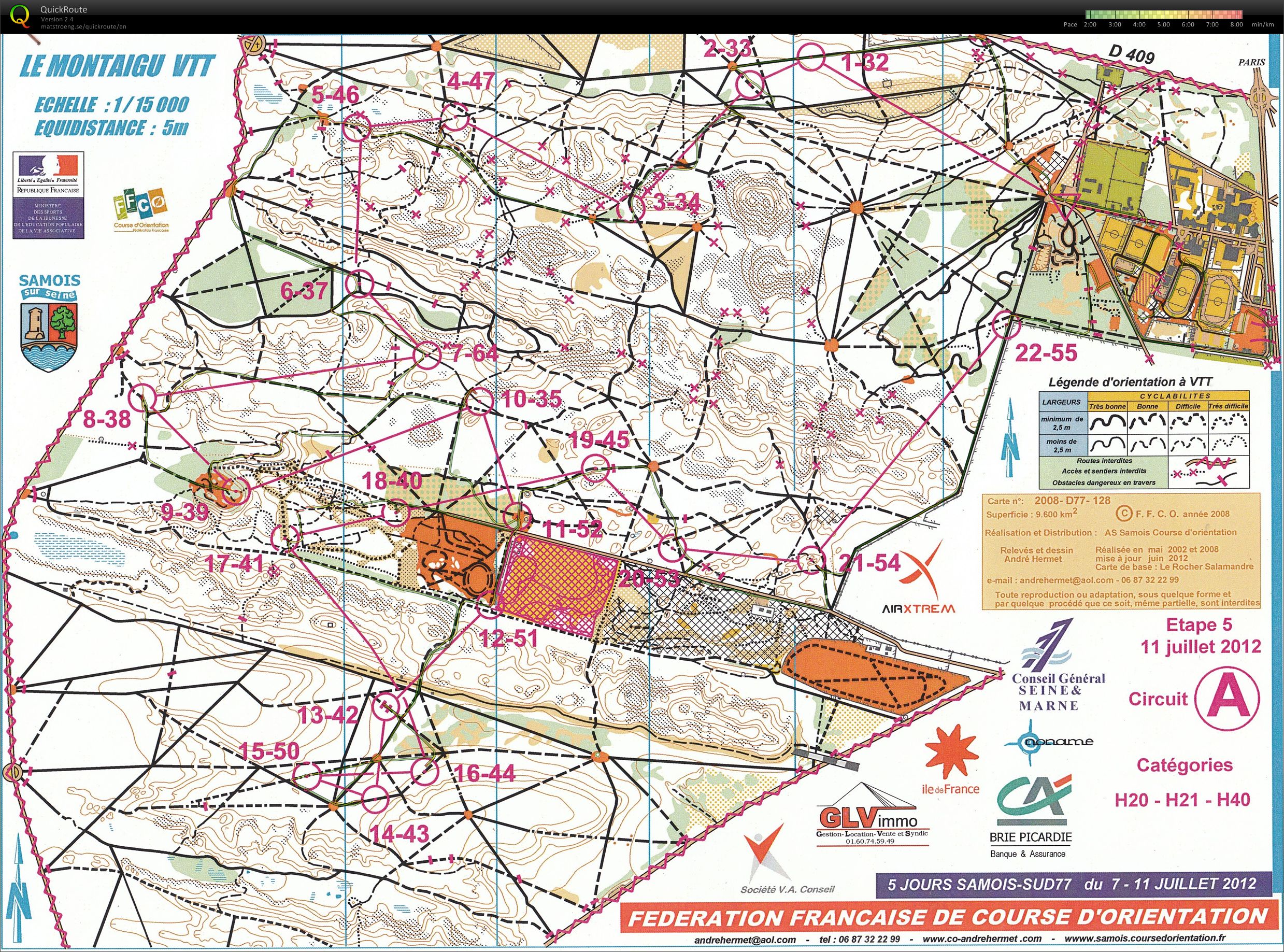 5J Samois-Sud VTT Etape 5 (11/07/2012)