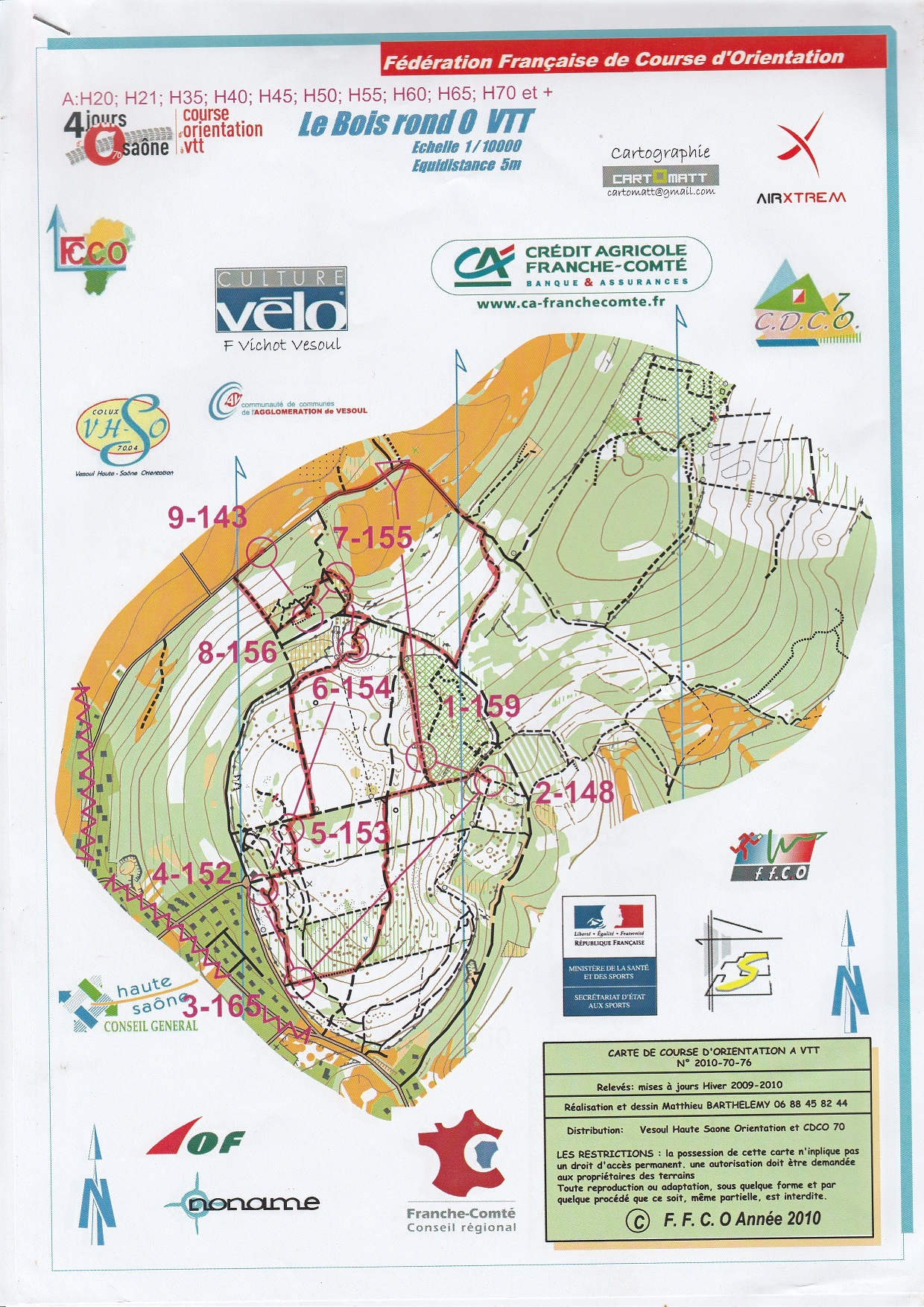 Championnat de France O'VTT Sprint (15/05/2010)
