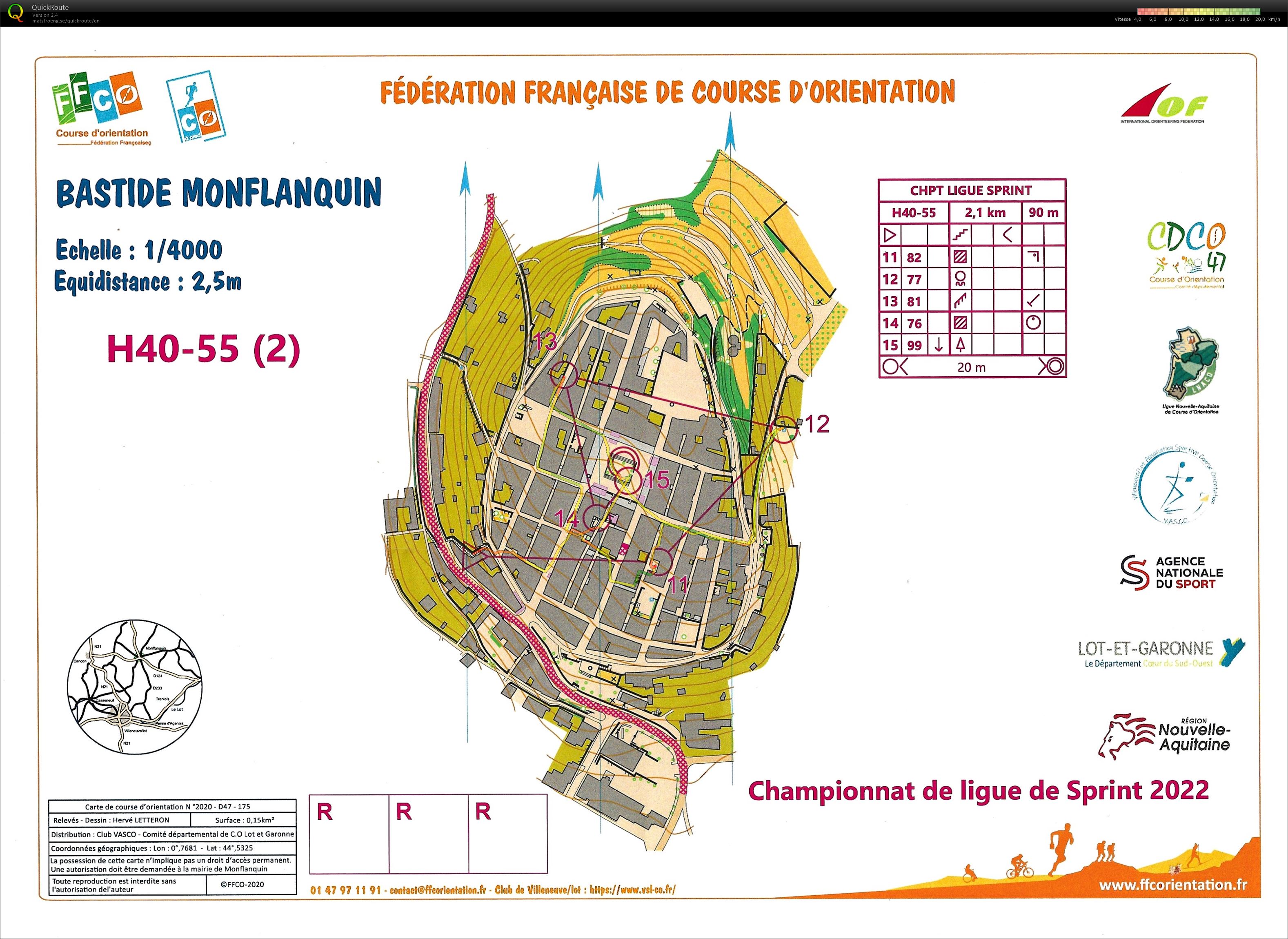 Championnat de Ligue Sprint Suite (18/09/2022)